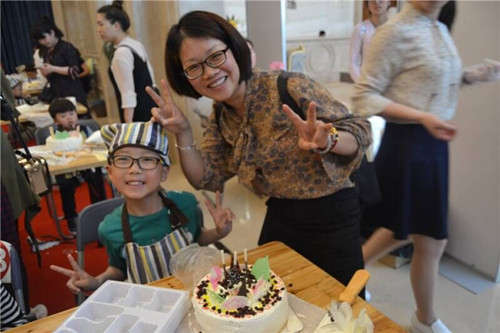 樂清天元廣場舉辦親子&ldquo;蛋糕DIY&rdquo;派對