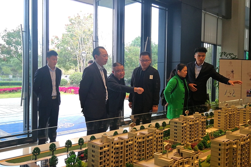 林昌斌調研衢州華都&middot;天元府項目